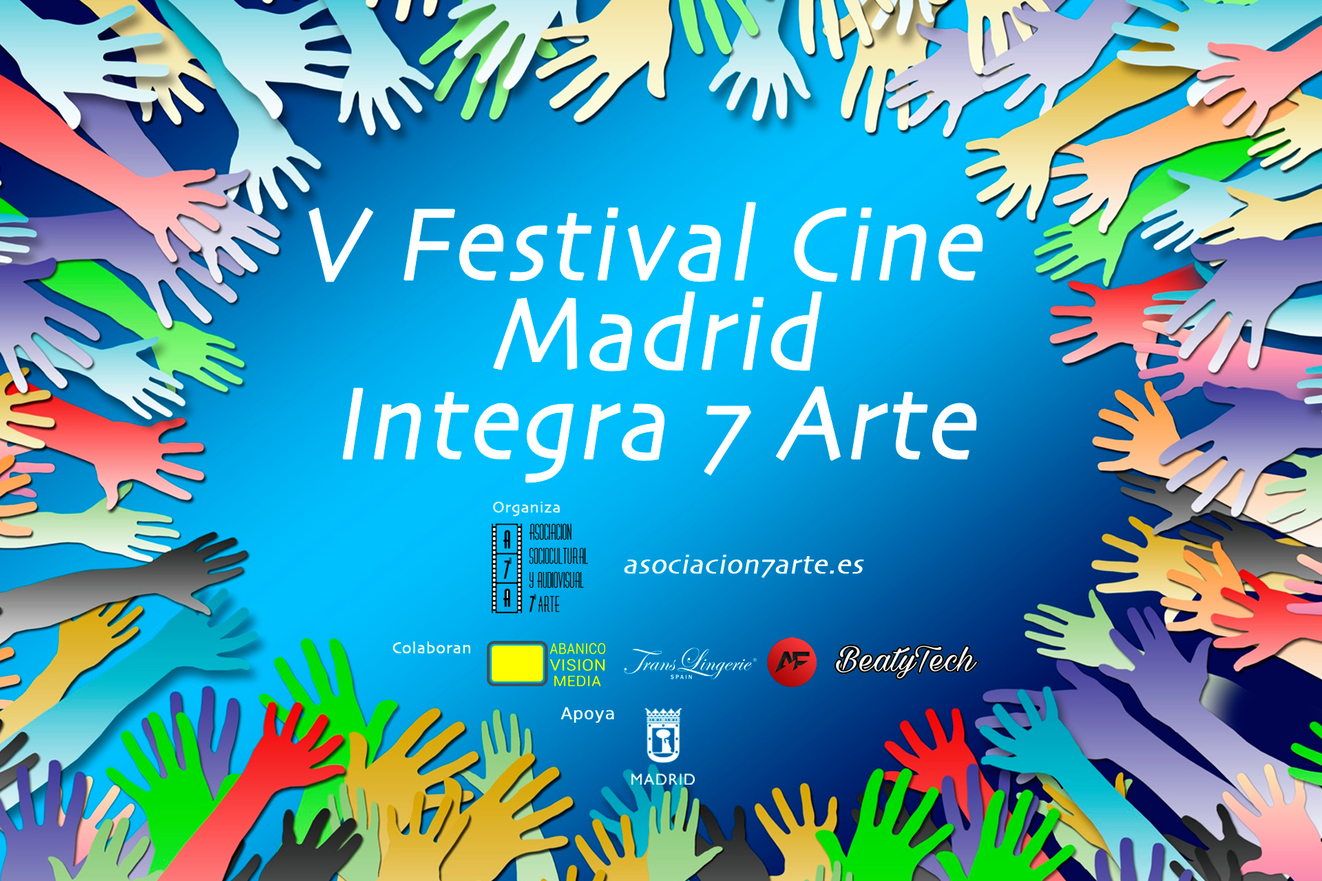 Cartel V Festival Cine Madrid Integra 7 Arte